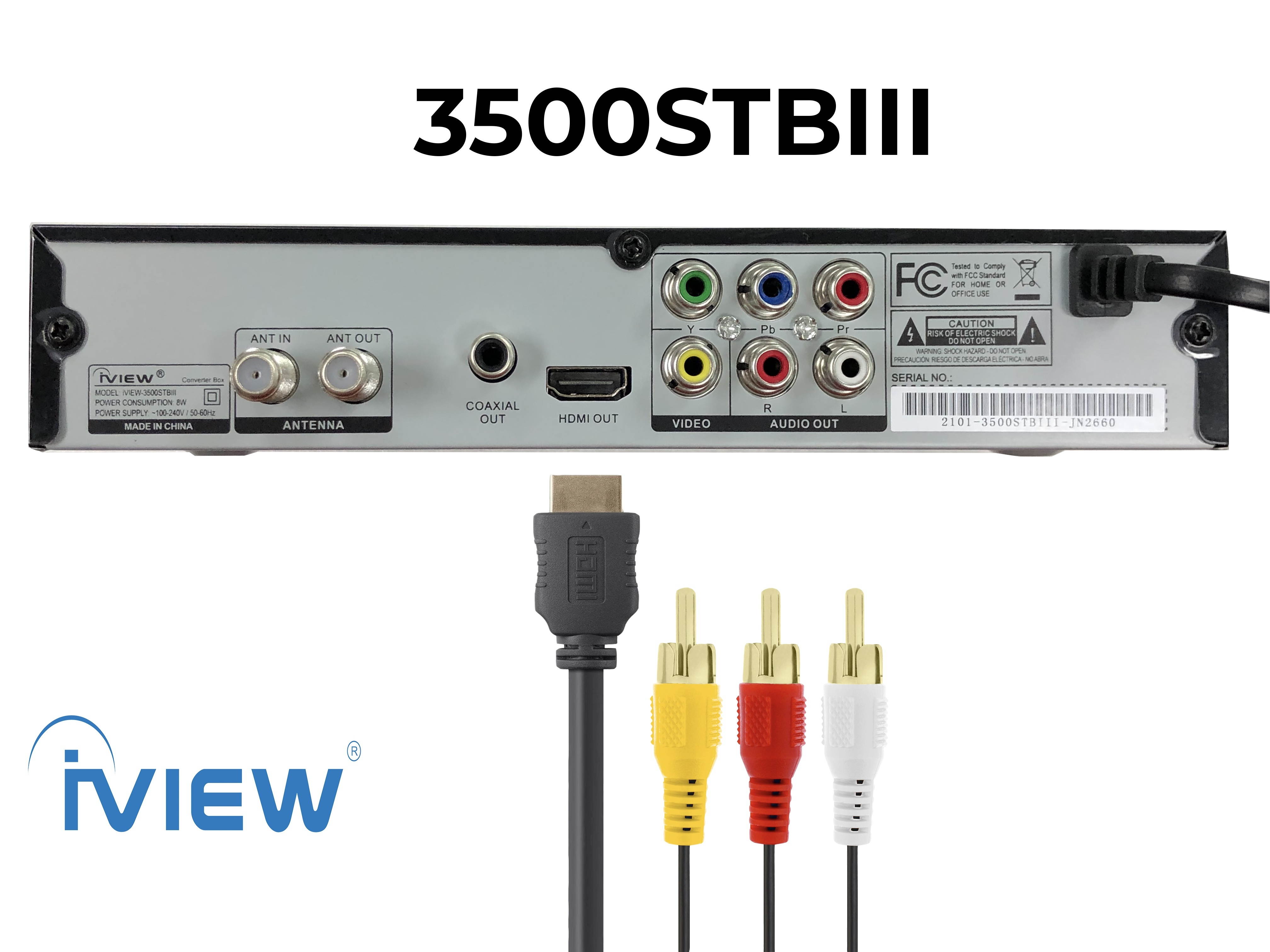 iView 3500STBIII Digital TV Converter Box with DVR