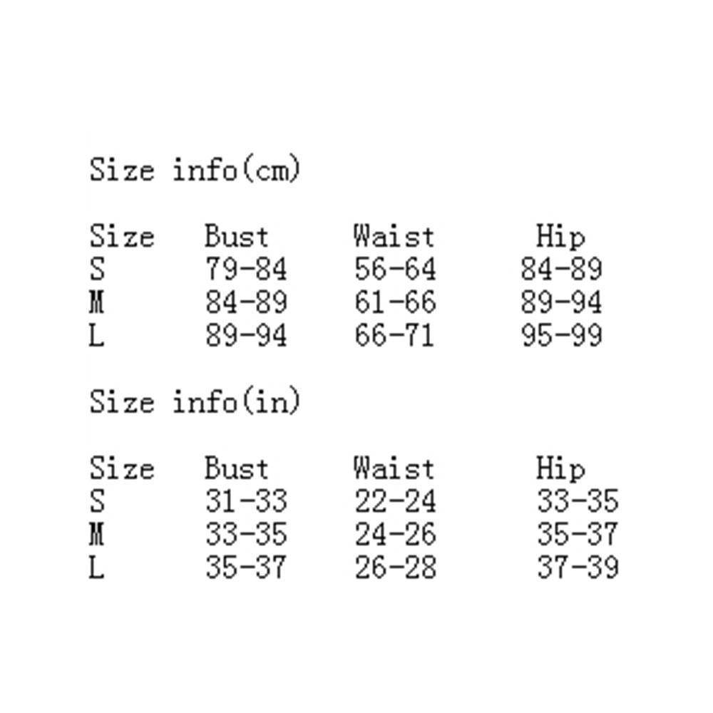 Bikini Swimwear Swimsuit Push-Ups Bathing Suit  rose red S