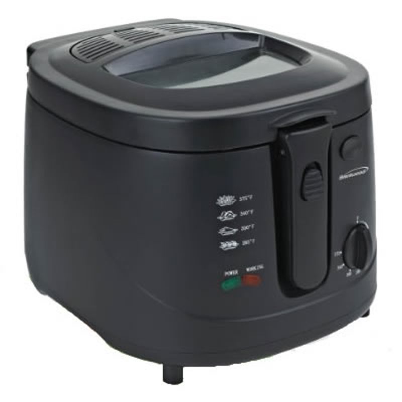 Brentwood 2.5 Lt. Deep Fryer 1500 Watts in Black