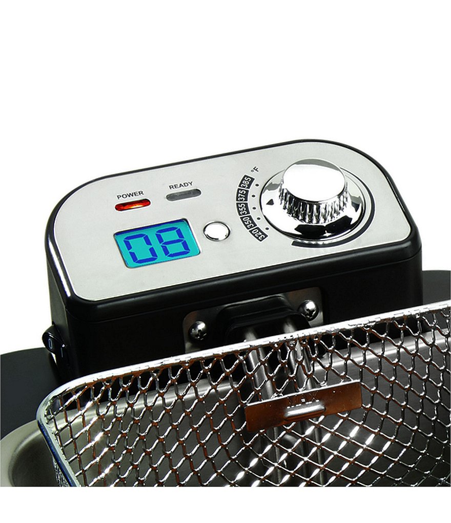 All-Clad Pro Stainless Steel Deep Fryer with Digital Timer and Adjustable Temperature