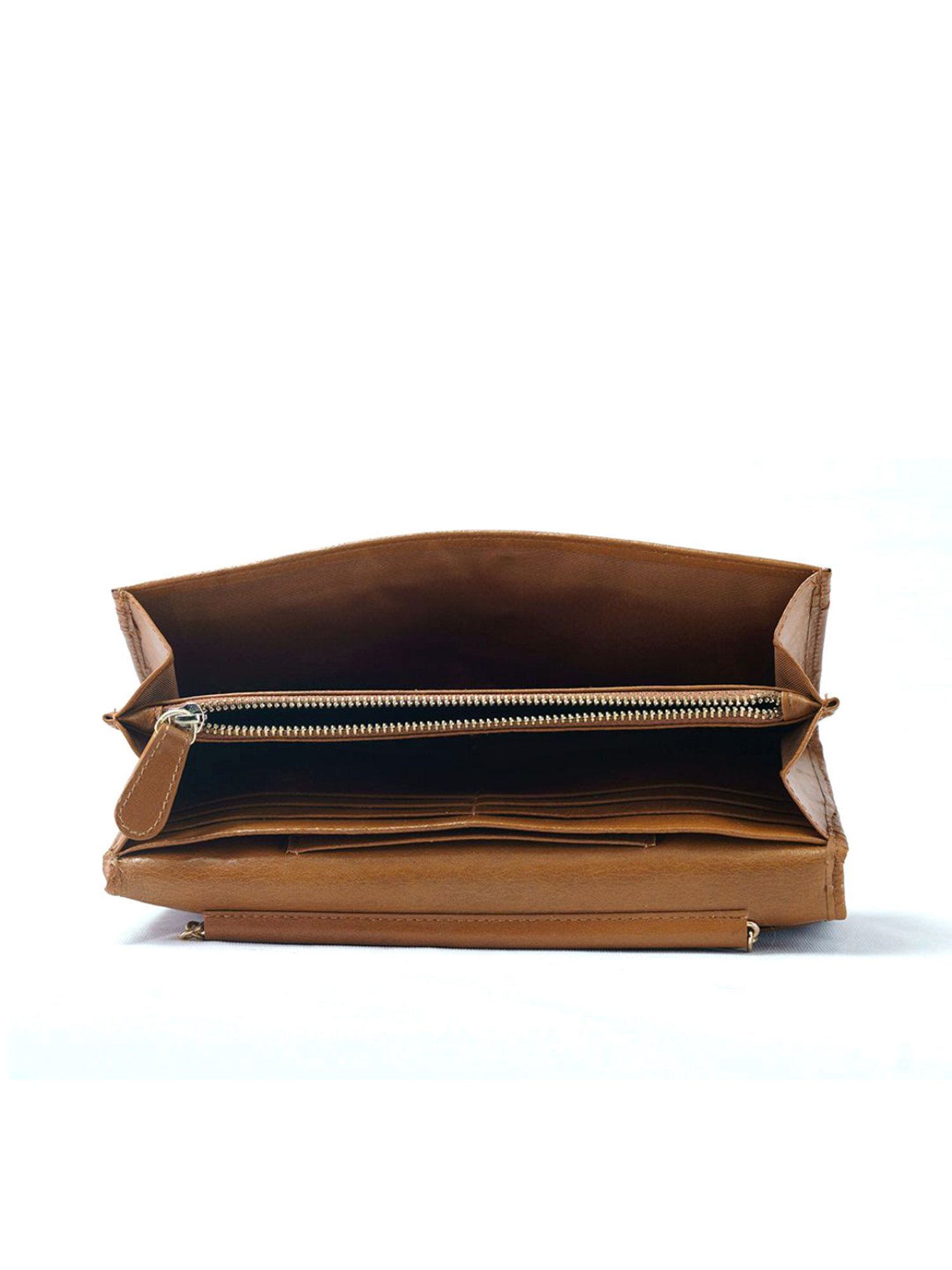 RI2K London Tan Leather Wallet