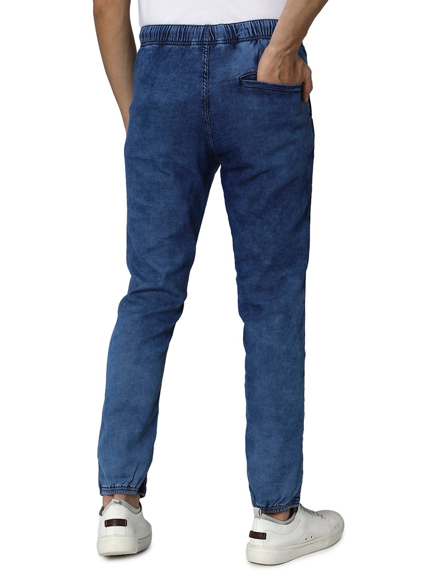 Mufti Blue Regular Fit Low Rise Jeans