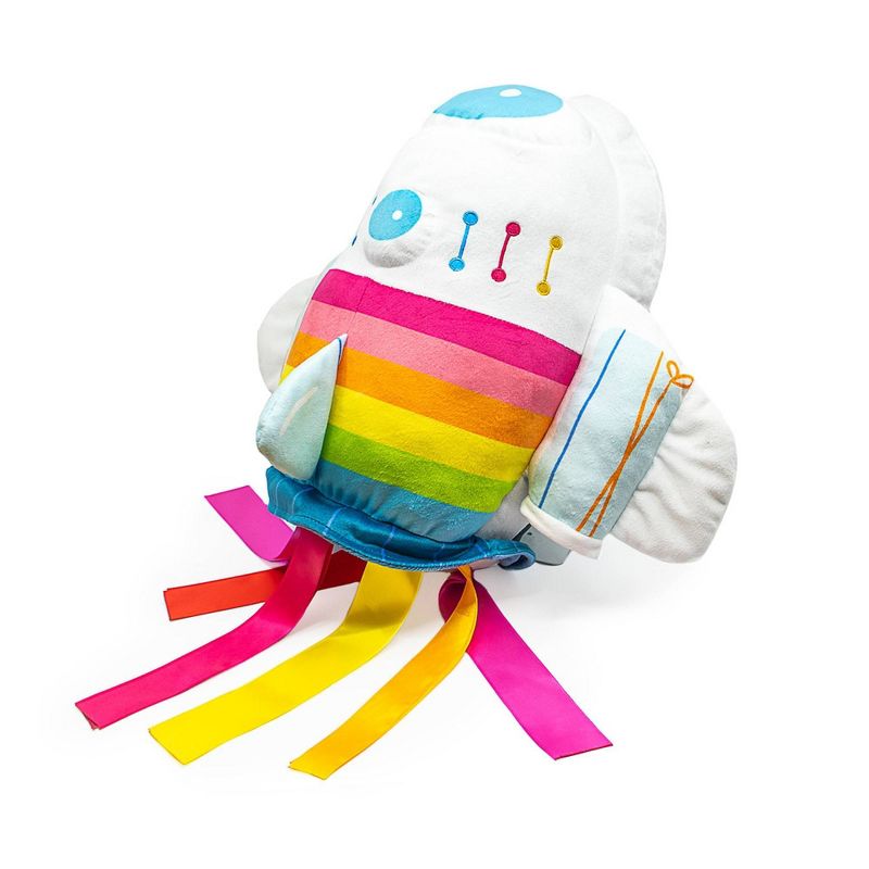 Over the Moon Rocket Pillow and Throw