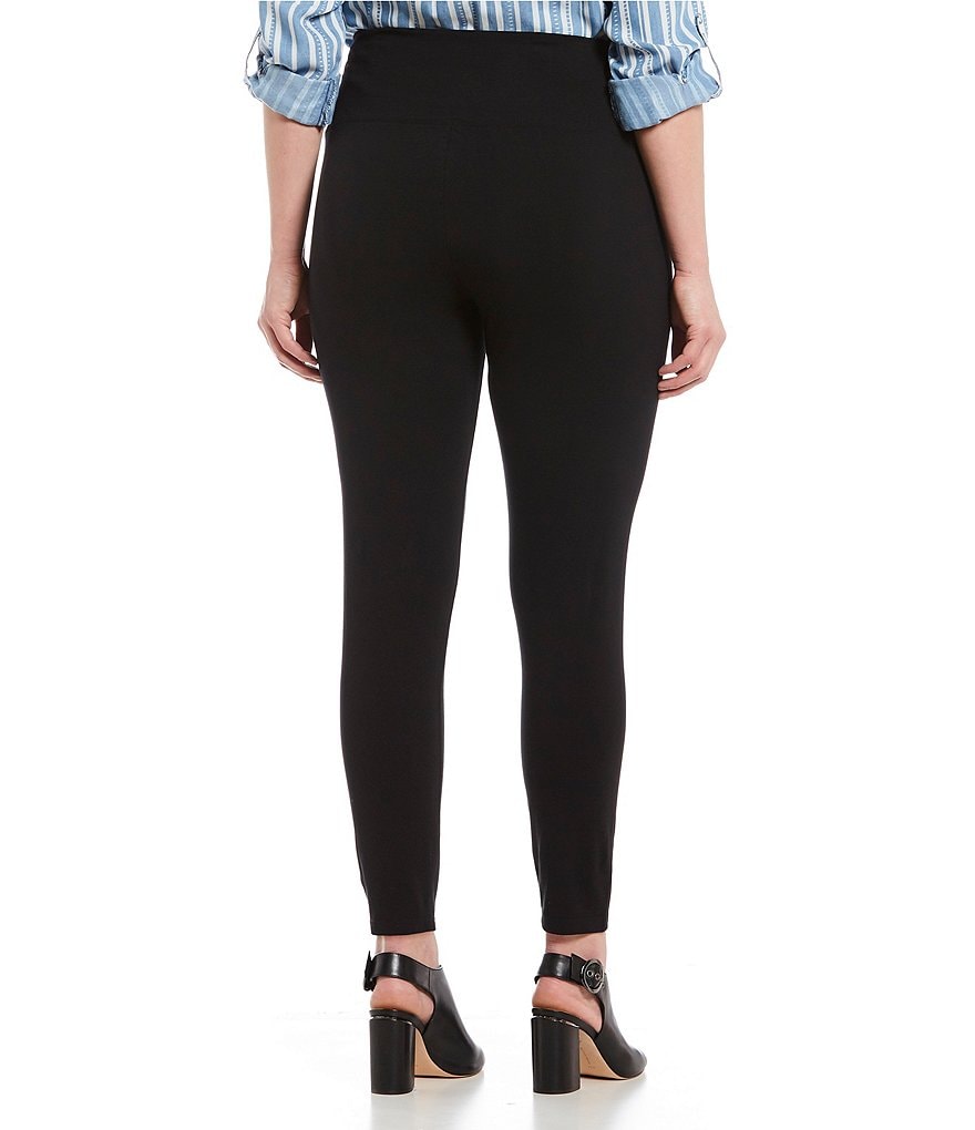 Intro Plus Size Bella Solid Double Knit Slim Her Leggings