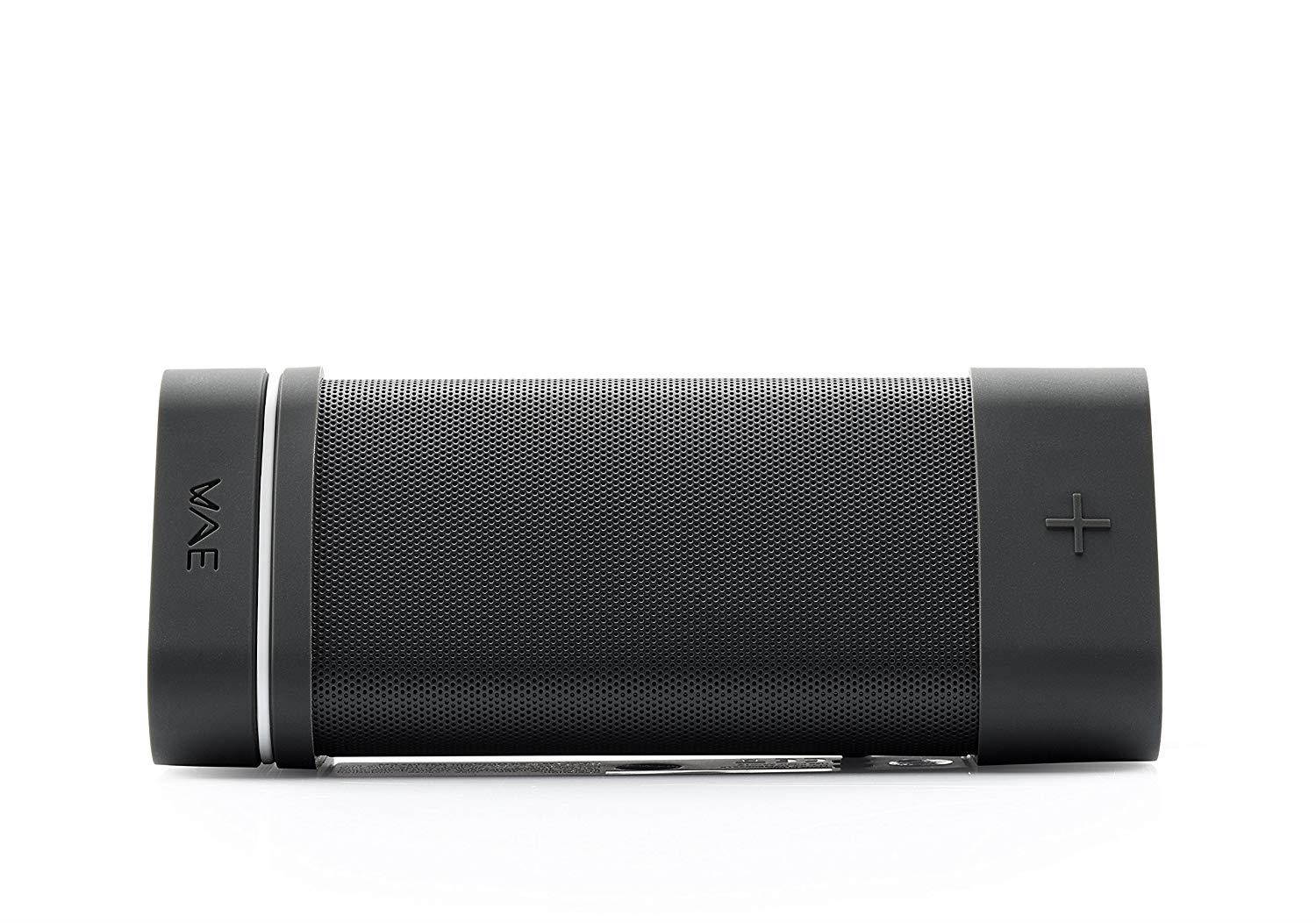 hercules wae outdoor 04plus fm, wireless bluetooth speaker waterproof, dust, shockresistant, featuring a builtin fm radio