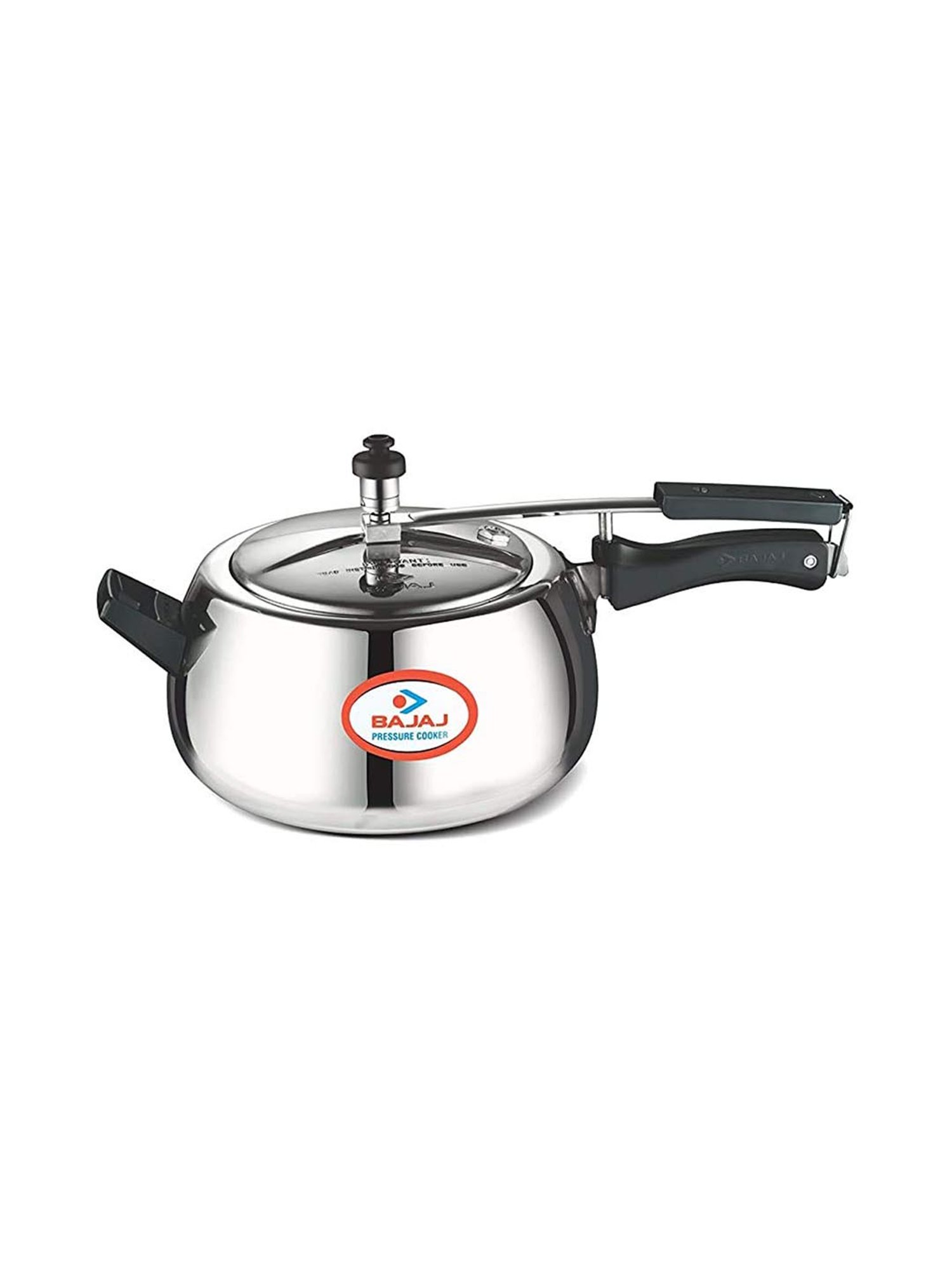 Bajaj PCX 65D Silver Aluminium 5 Ltr Pressure Cooker - Set of 1