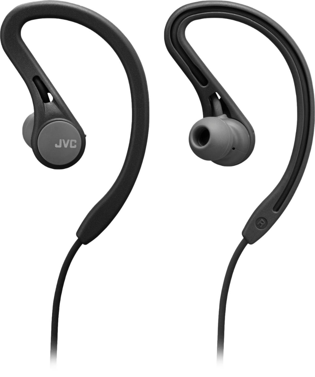 JVC - Ear Clip Bluetooth Wireless Sport Headphones - Black (HAEC25WB)