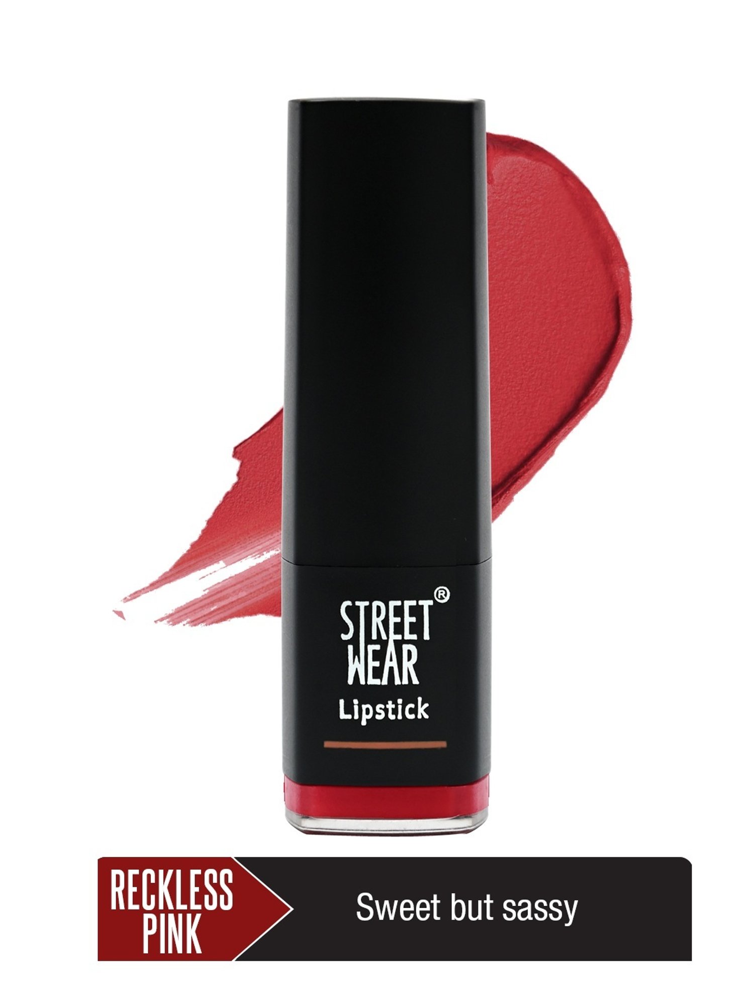 Street Wear Matte Lipstick Reckless Pink - 4.2 gm
