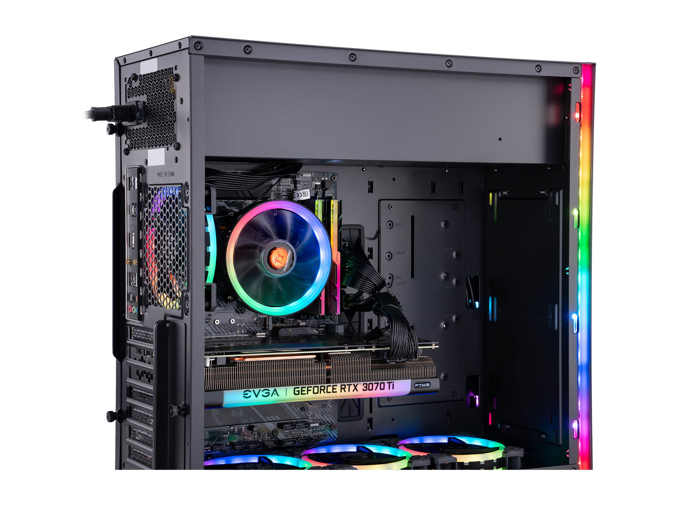 ABS Gladiator Gaming PC - Ryzen 5 5600X - EVGA GeForce RTX 3070 Ti FTW3 Ultra Gaming 8GB - G.Skill TridentZ RGB 16GB DDR4 3200MHz - 1TB Intel M.2 NVMe SSD