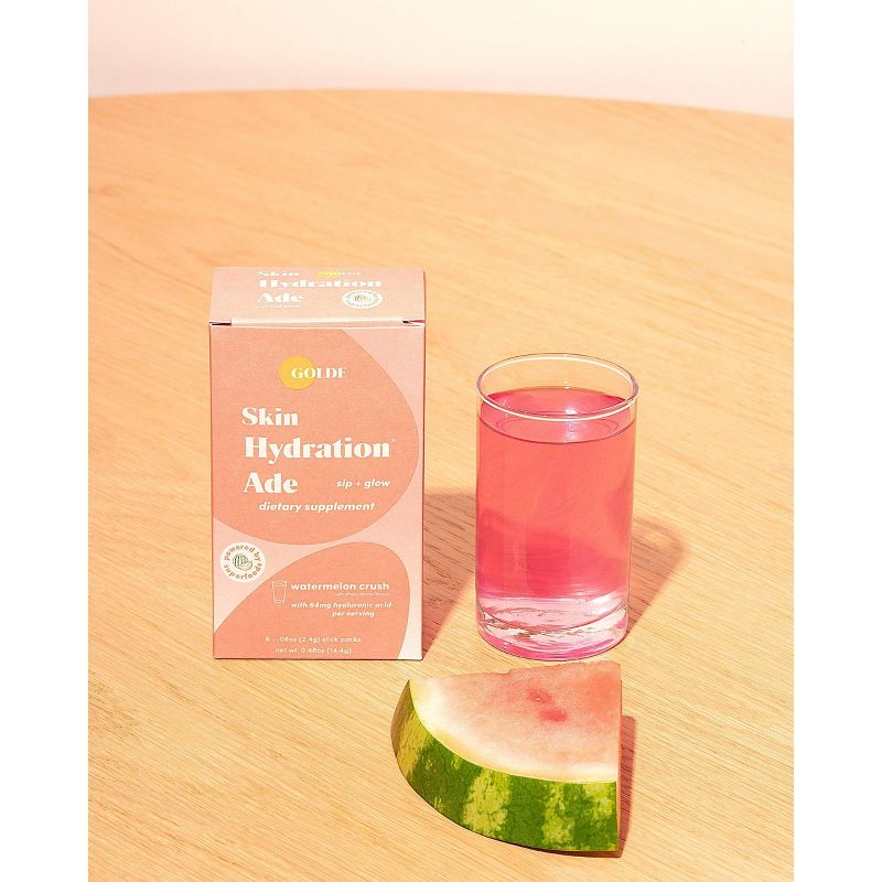 Golde Hydration Ade Watermelon Dietary Supplements - 6ct
