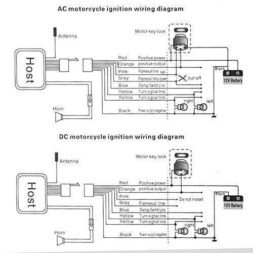 Waterproof Motorcycle Bike AntiTheft Security Burglar Alarm System Remote Control Horn Alarm Warner BiColor