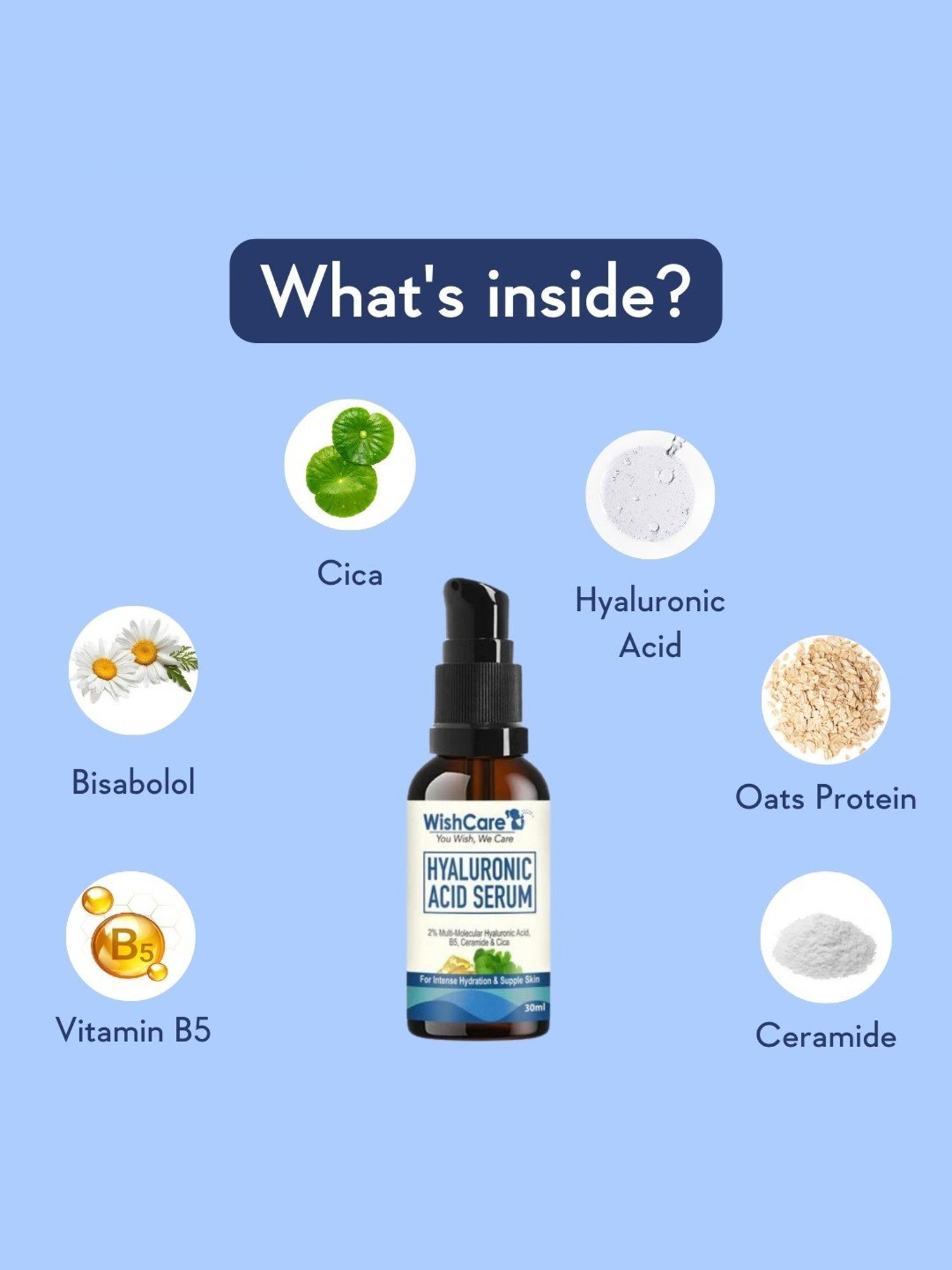 Wishcare Hyaluronic Acid Serum - 30 ml