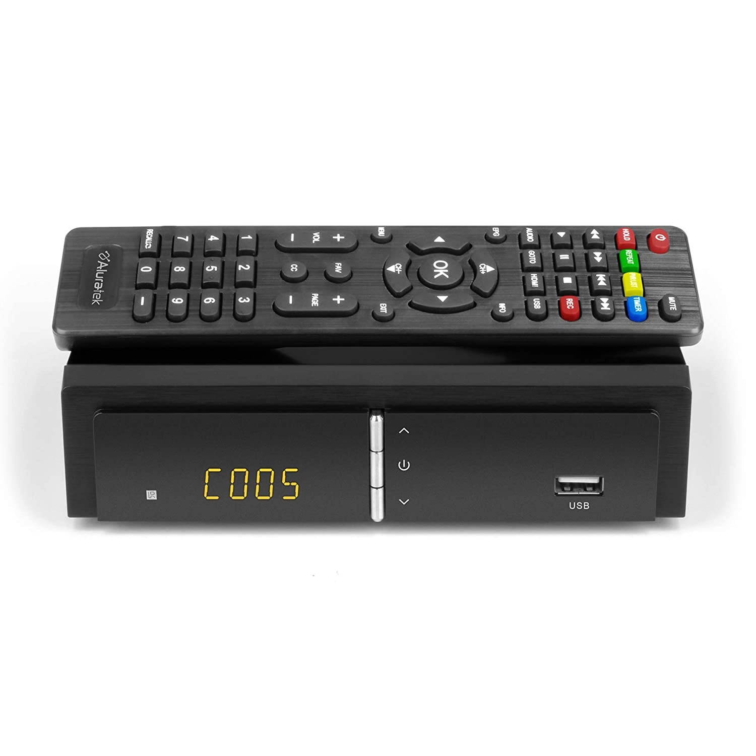 Aluratek Digital TV Converter Box with Digital Video Recorder (ADTB01F)