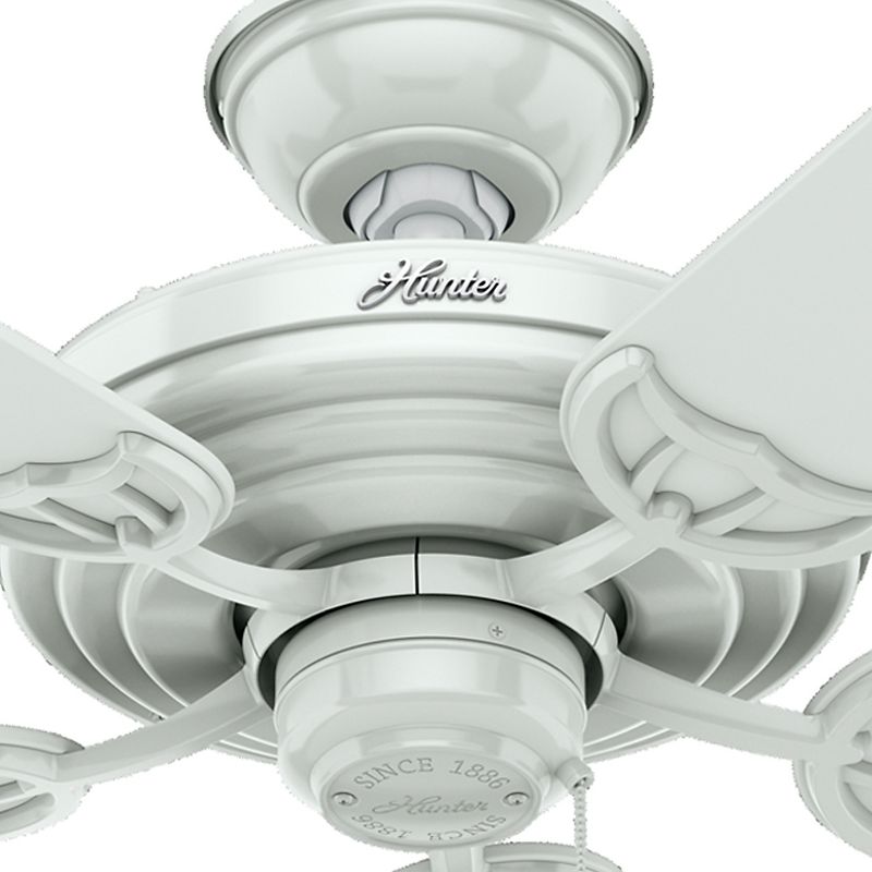 52" Sea Air Wet Rated Ceiling Fan  White  - Hunter