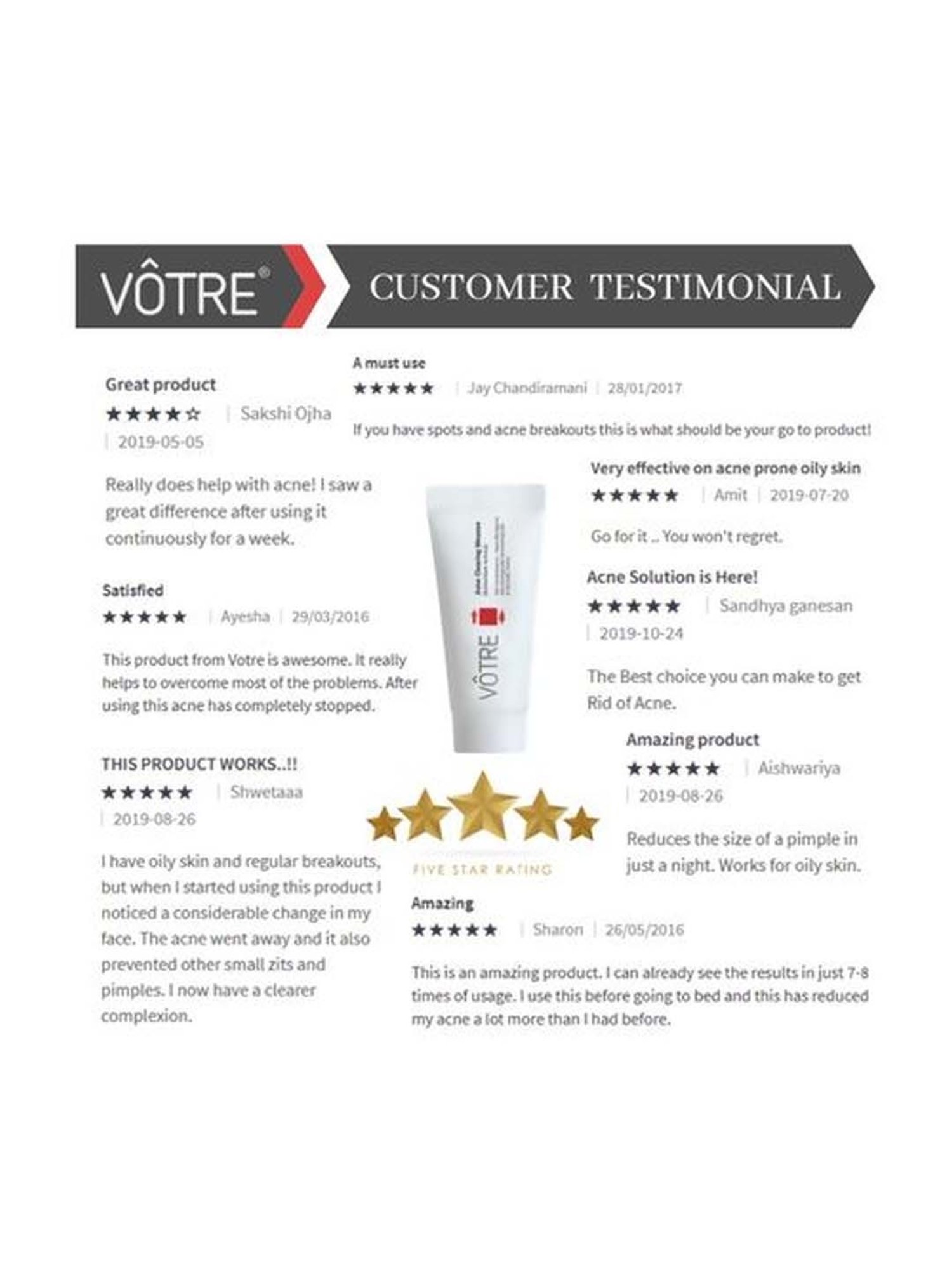 Votre Acne Clearing Mousse (antioxidant Actives ) - 30 gm