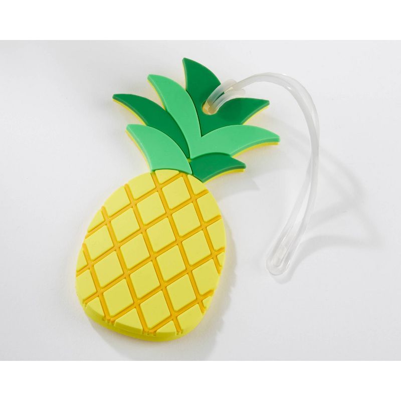 6ct Kate Aspen Pineapple Luggage Tag