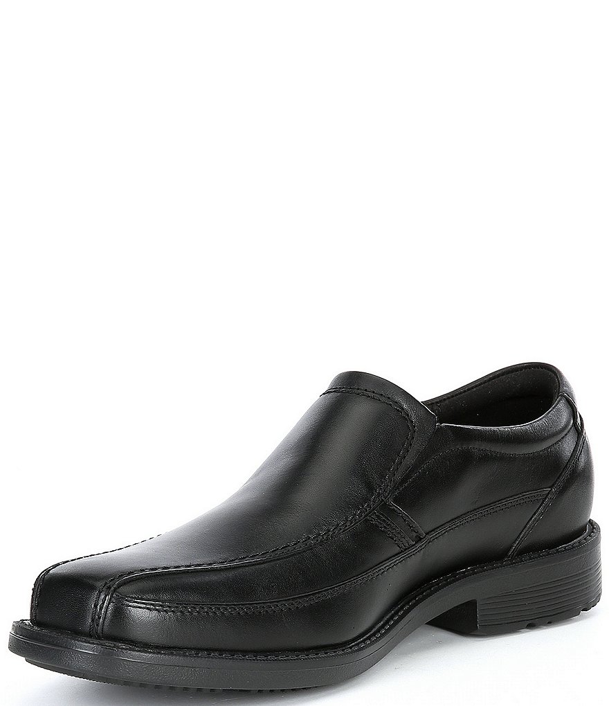 Rockport Men's Stratton Bicycle Toe Leather Slip-Ons