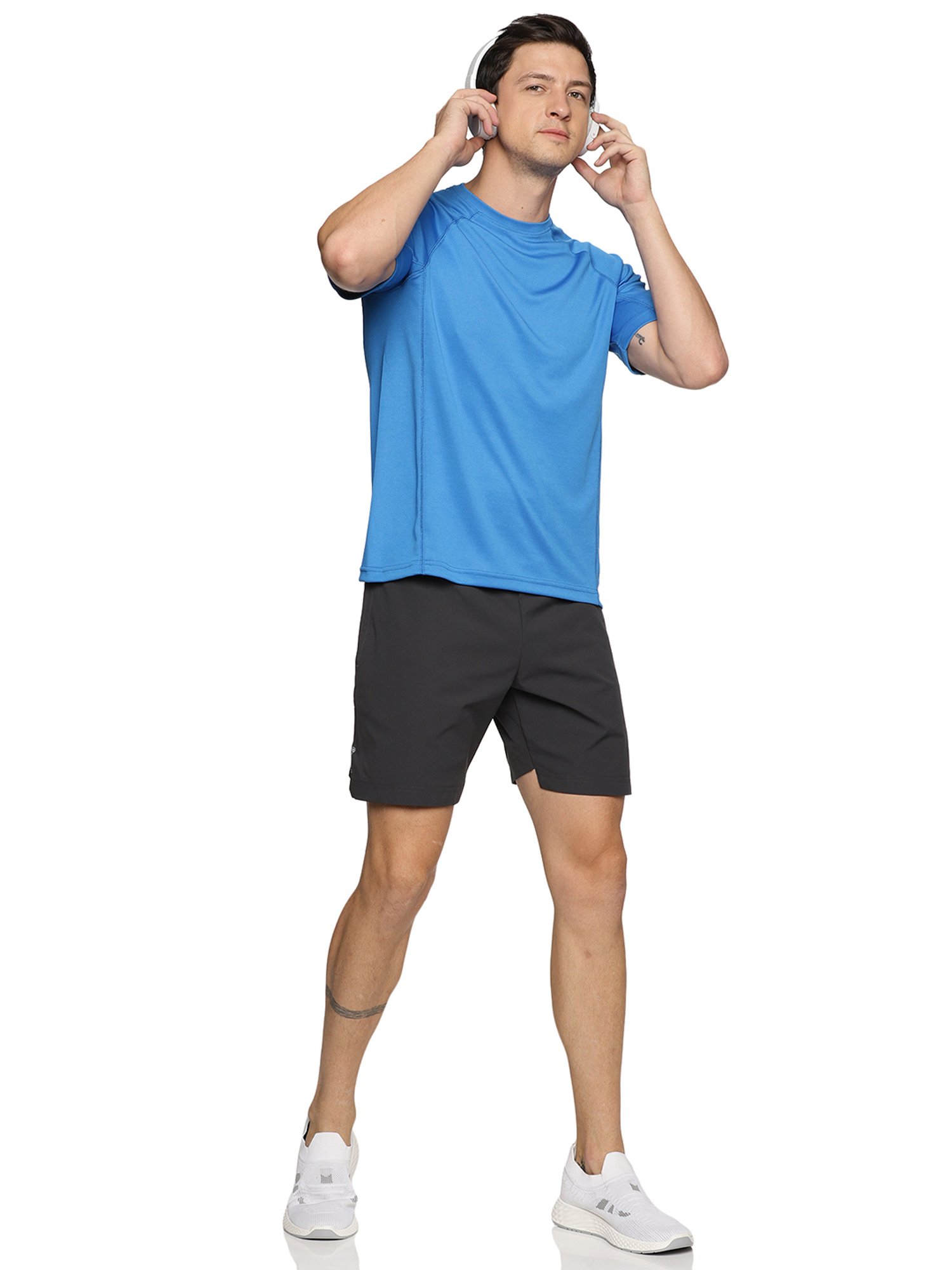 DOMIN8 Men Breathable Raglan Sleeves Training T-Shirt