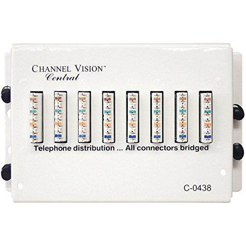Channel Vision 4x7 110 Telephone Distribution Module (C-0438)