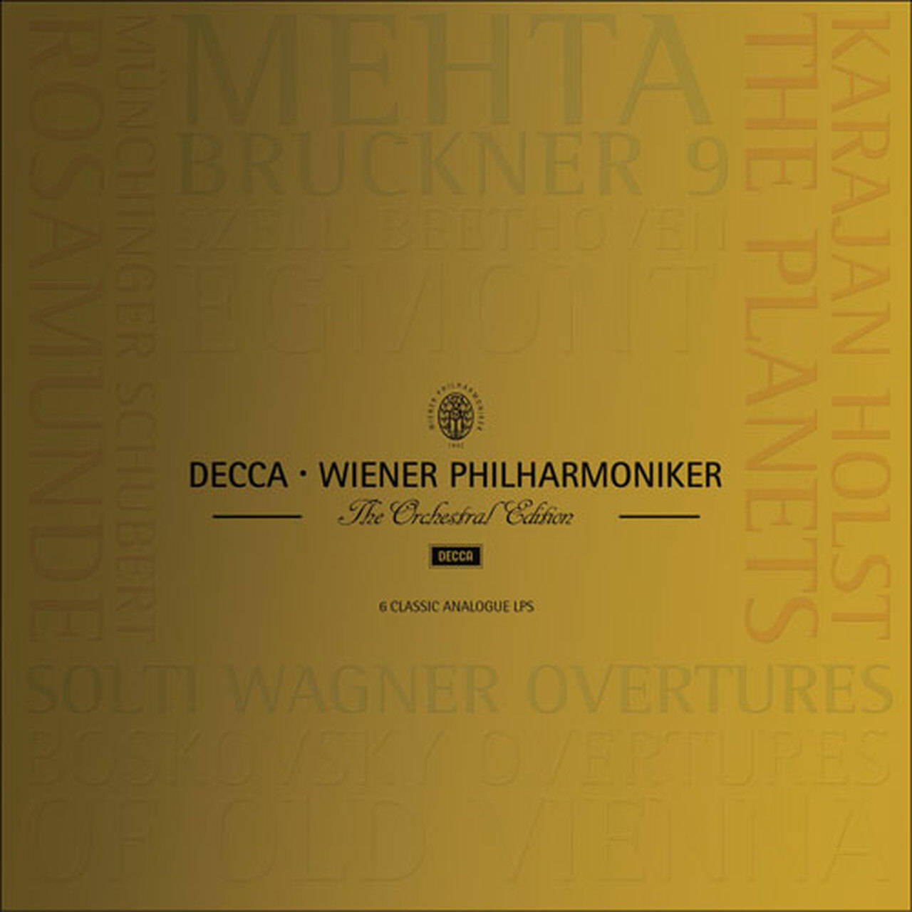 Decca Wiener Philharmoniker The Orchestral Edition Numbered Limited Edition 180g 6LP Box Set (Vinyl)