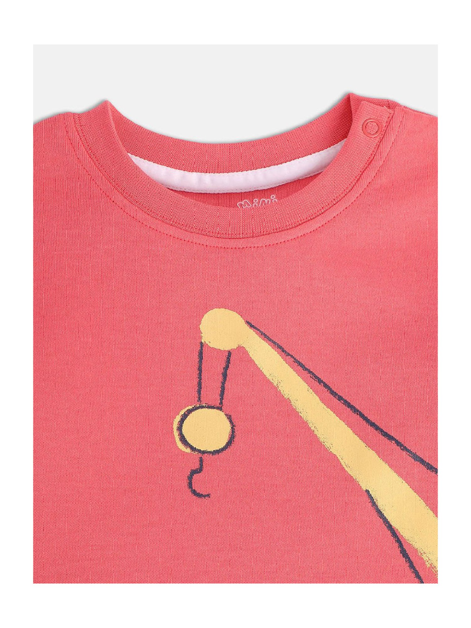 MINIKLUB Kids Navy & Pink Printed Full Sleeves Romper (Pack Of 2)