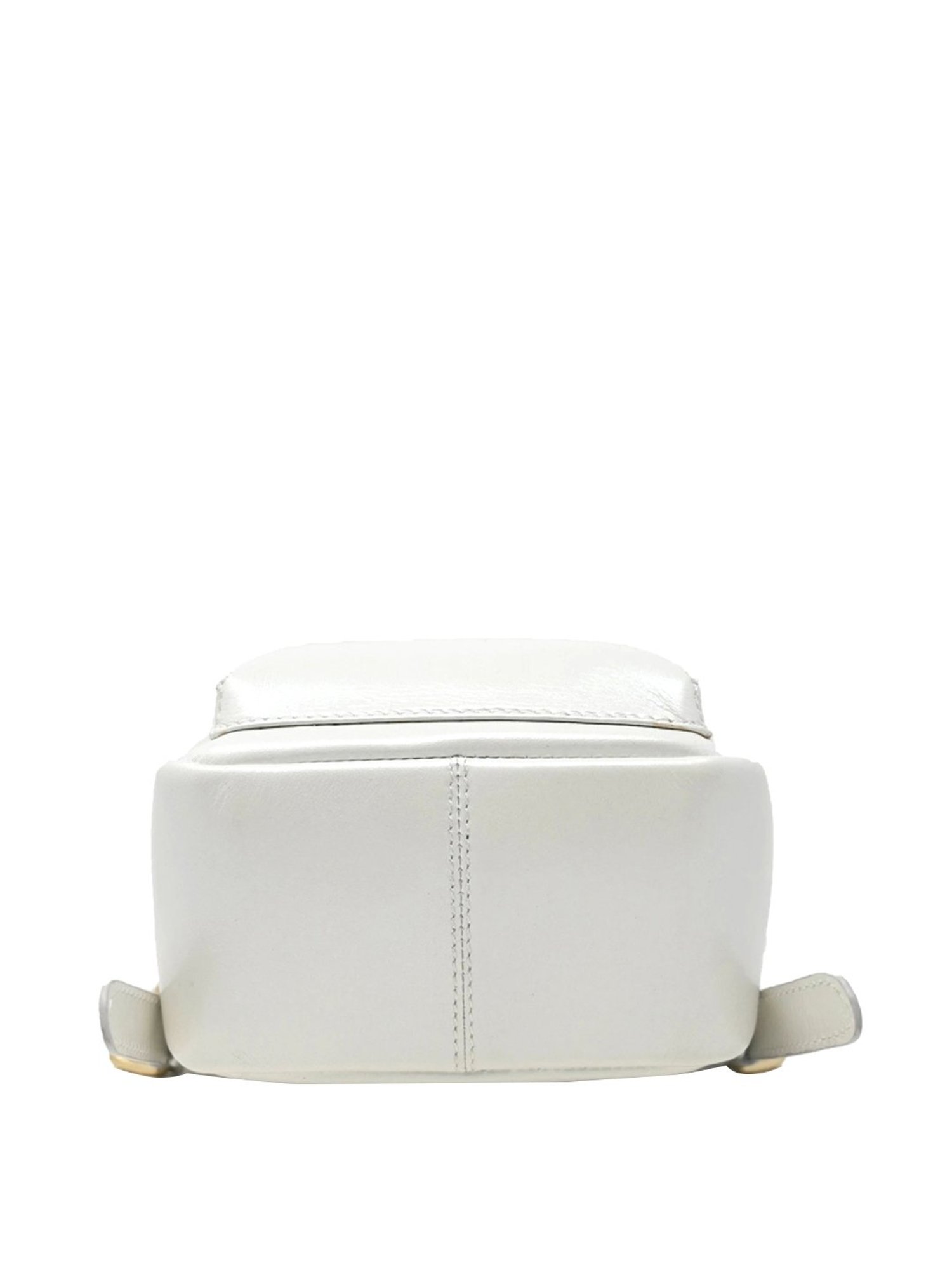 Tohl Nevern White Leather Medium Backpack