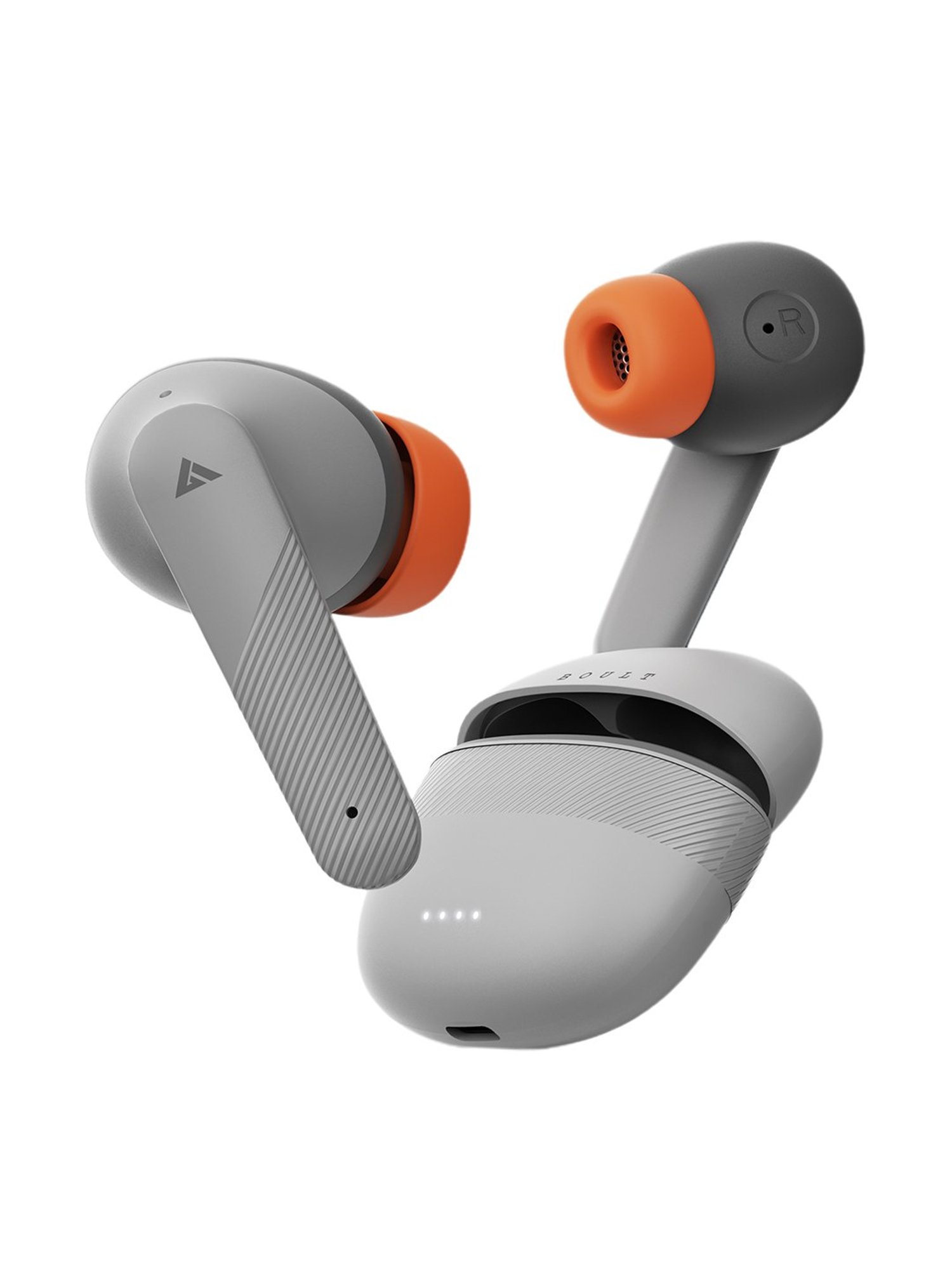 Boult Audio Airbass Z35 TWS Bluetooth 5.3 Earbuds with 32H Playtime (Sunset Grey)