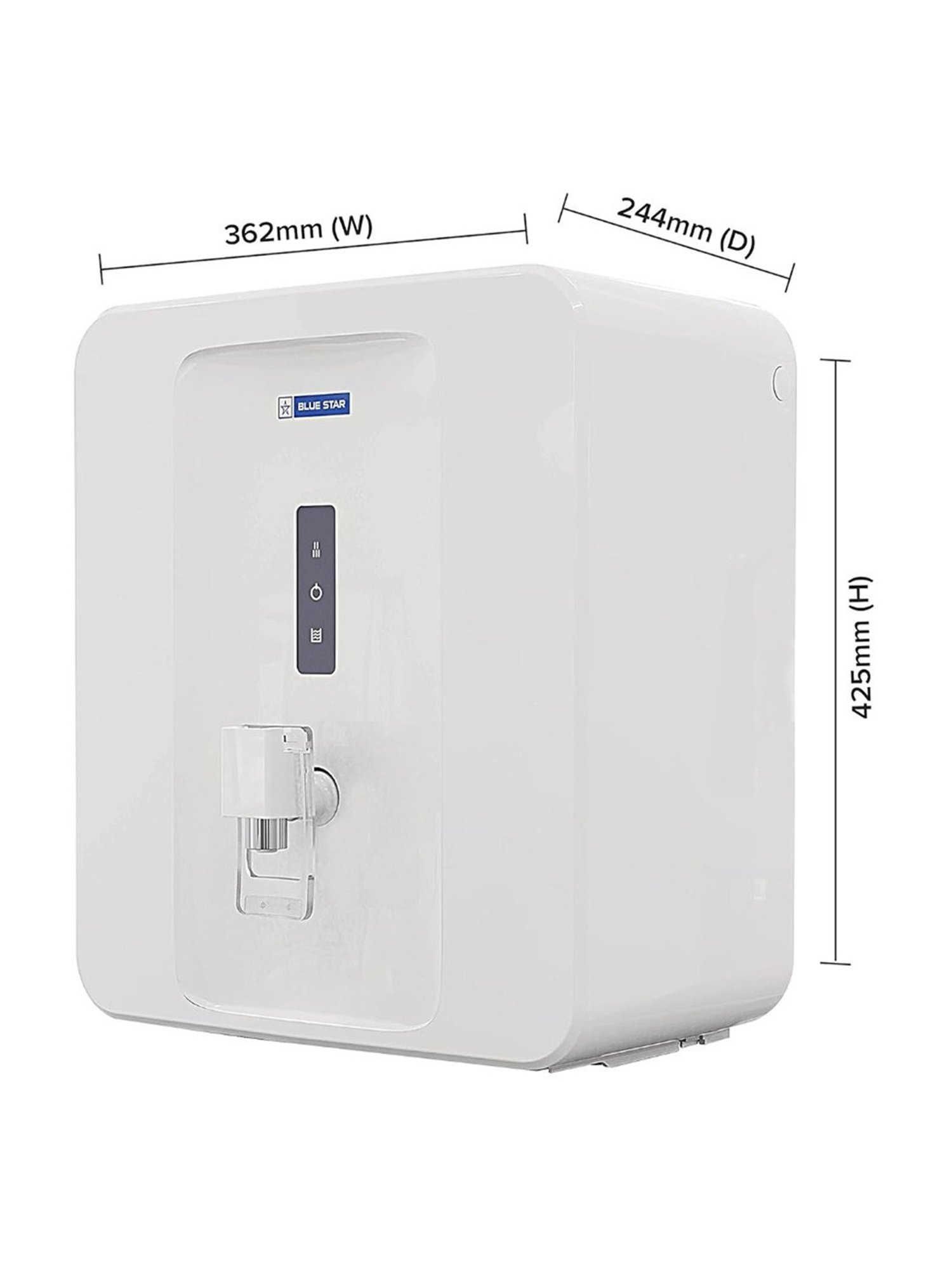 Blue Star Excella Water Purifier 6L with RO + UV (White)