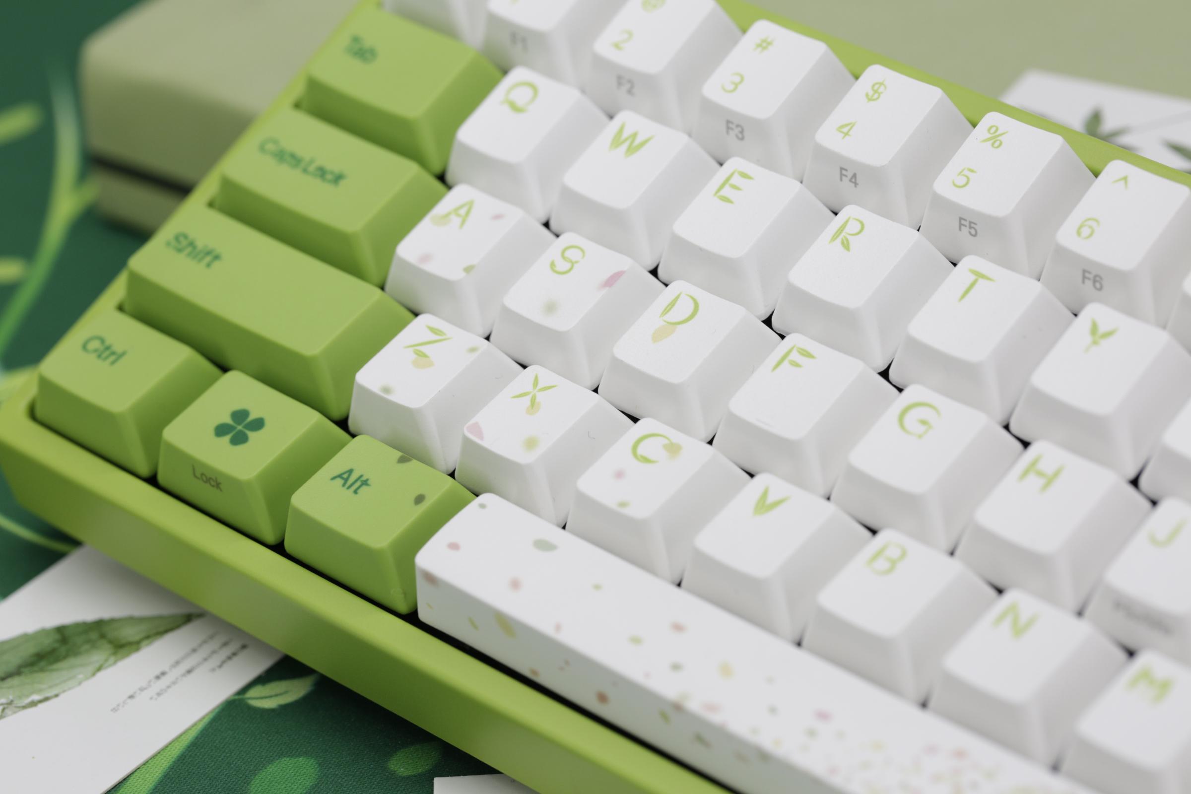 2, 60% Wired/Wireless Mechanical Keyboard (Kailh Box Brown Switch/White Case) - Full Keys Programmable - True RGB Backlit - Tap Arrow Keys - Double Shot PBT Keycaps - NKRO - 1900mAh Battery