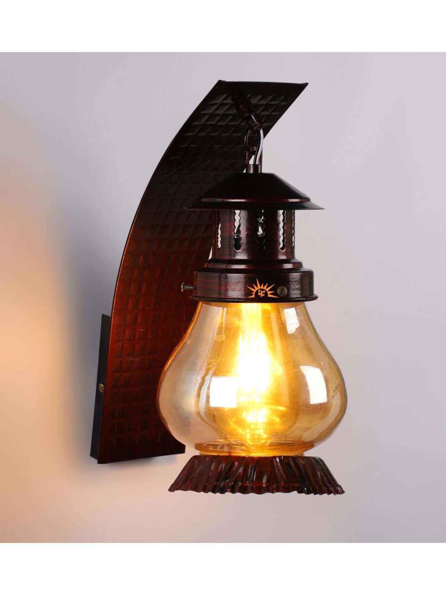 DecorativeRay Maroon Wall Light - Set of 1