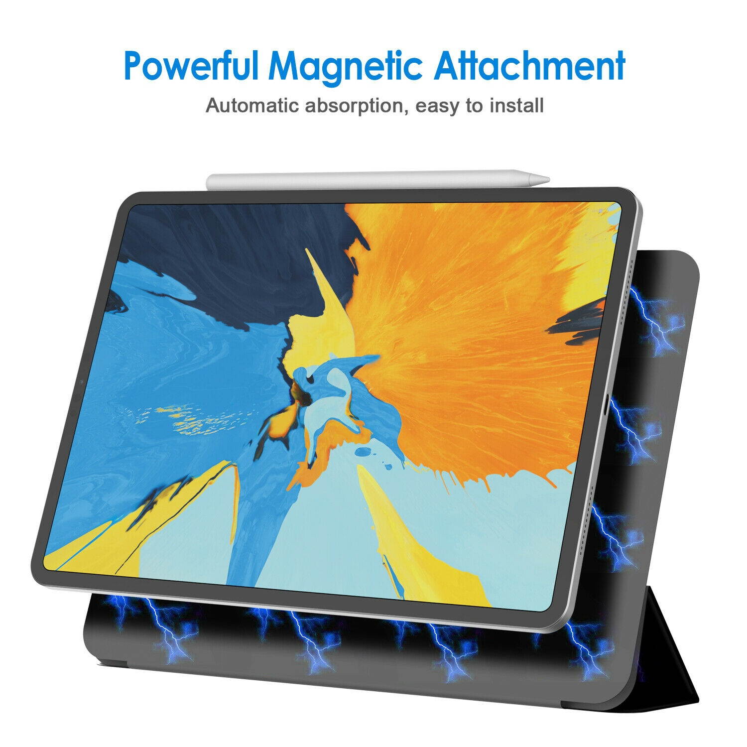 JETech Magnetic Case for iPad Pro 11" 2018 Smart Cover with Auto Wake/Sleep