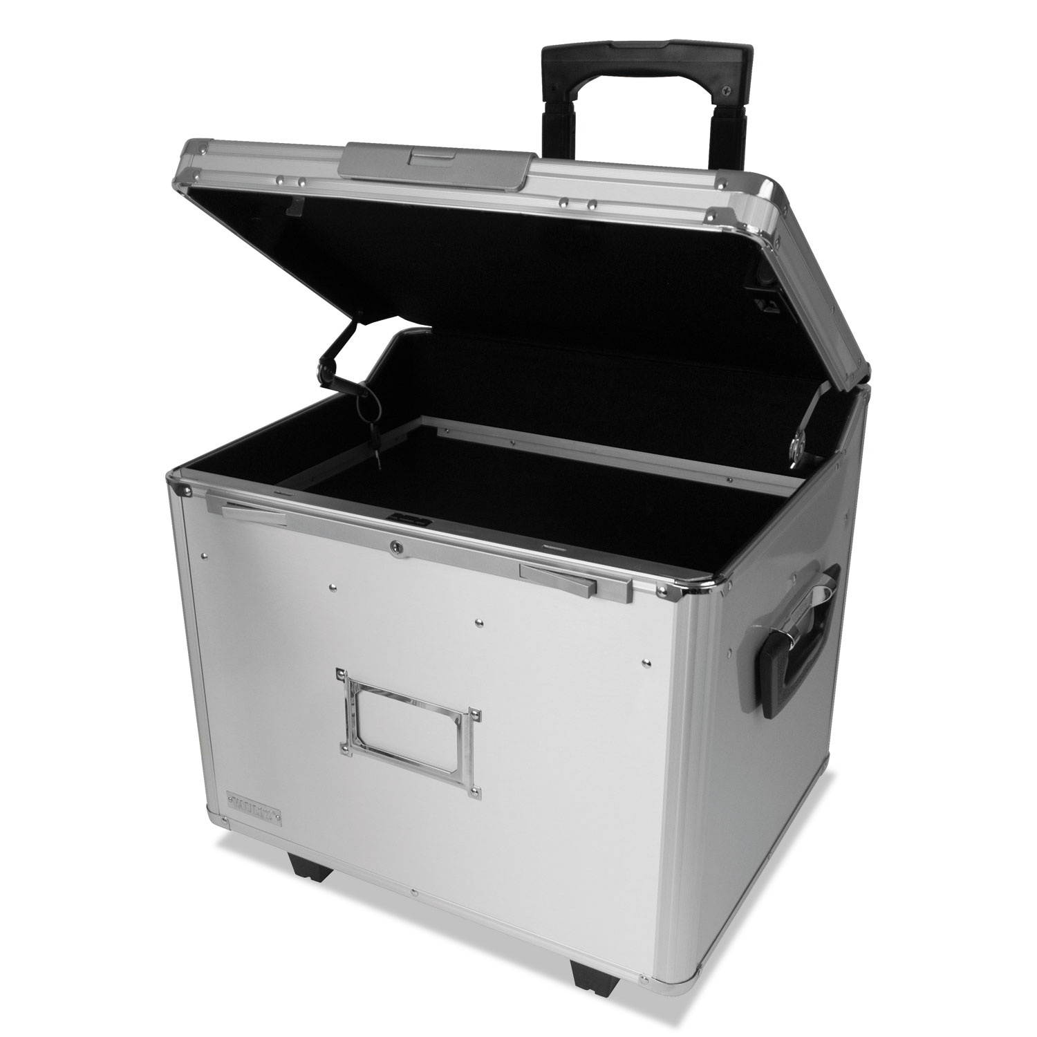 Vaultz VZ01193 Mobile File Chest w/Electronic Lock, Letter/Legal, 14.5 x 16.25 x 14.25, Silver