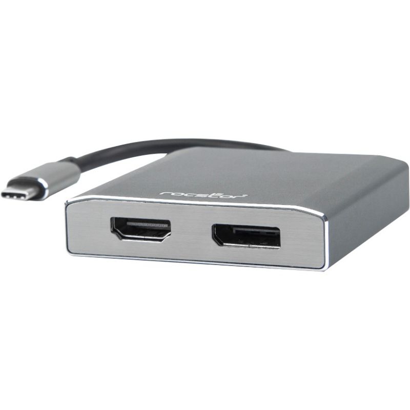 ROCSTOR Y10A202-A1 USB-C TO HDMI & DISPLAYPORT