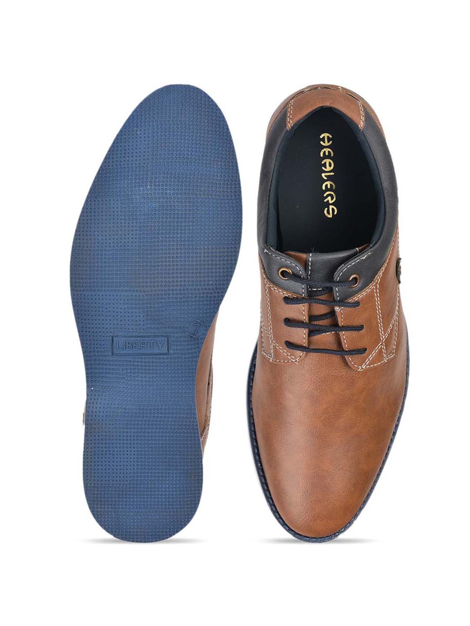 Healers by Liberty Men's Tan Derby Shoes