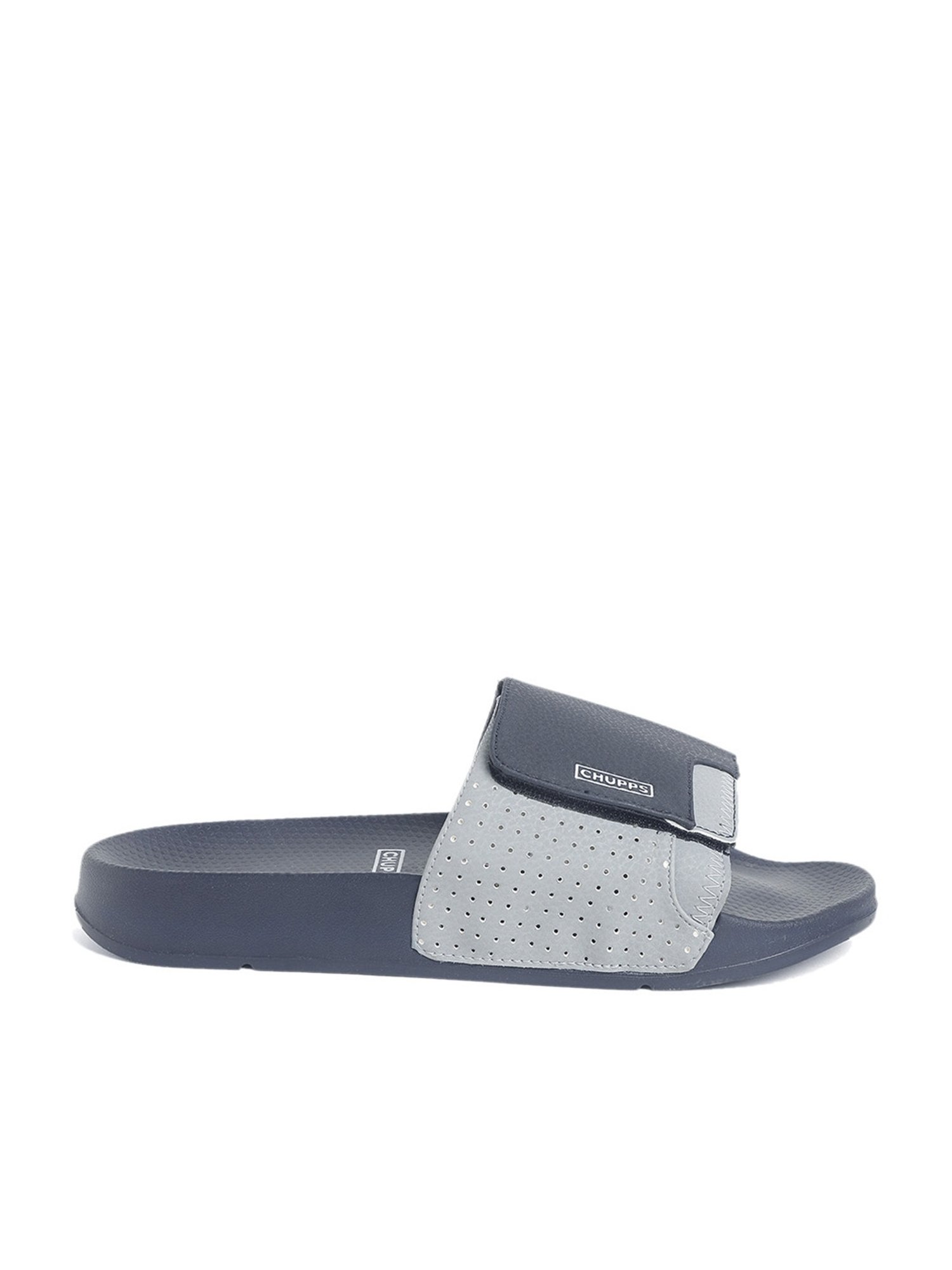 Chupps Men's Navy Slides