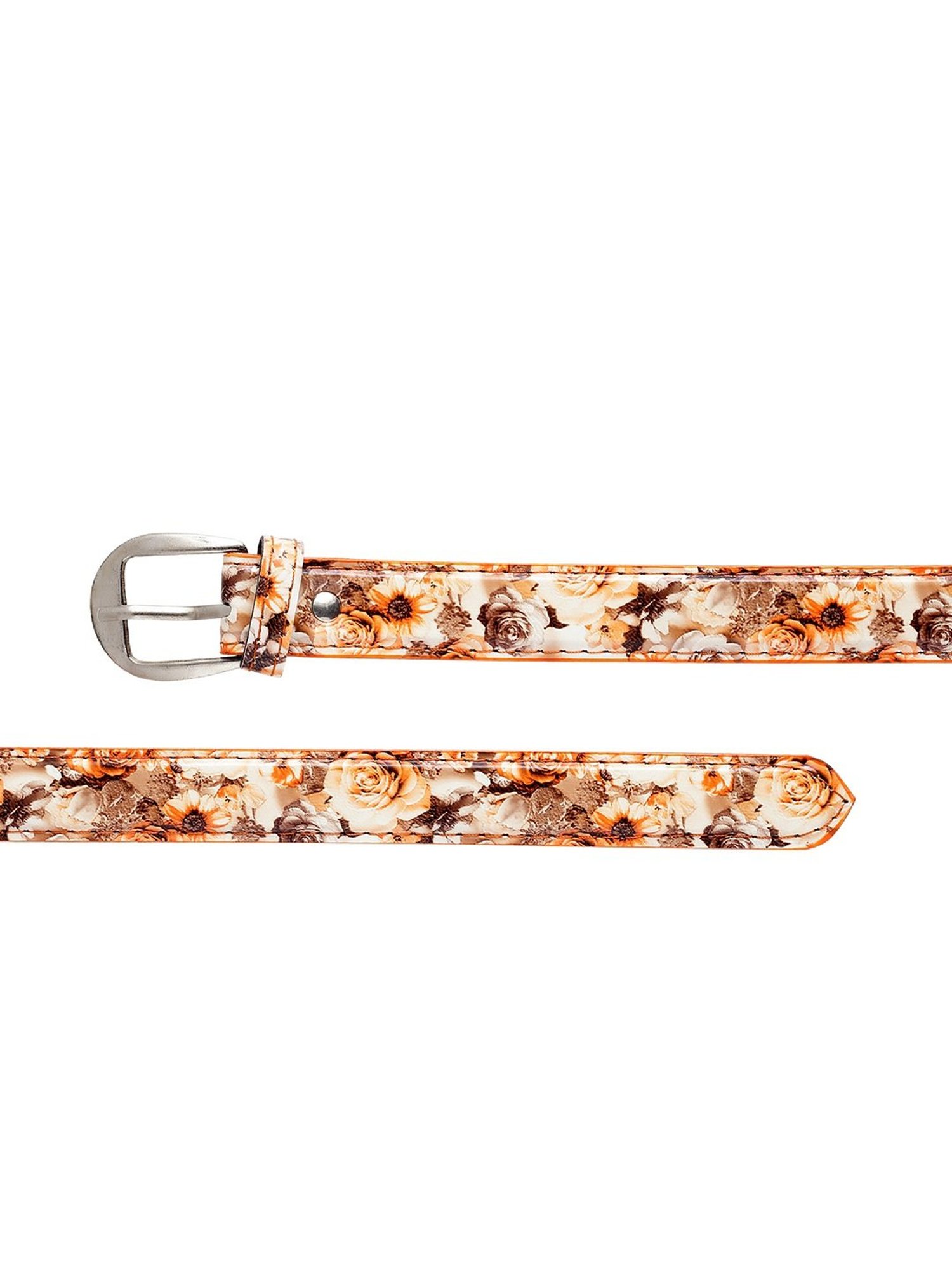 Apsis Orange PU Waist Belt for Women