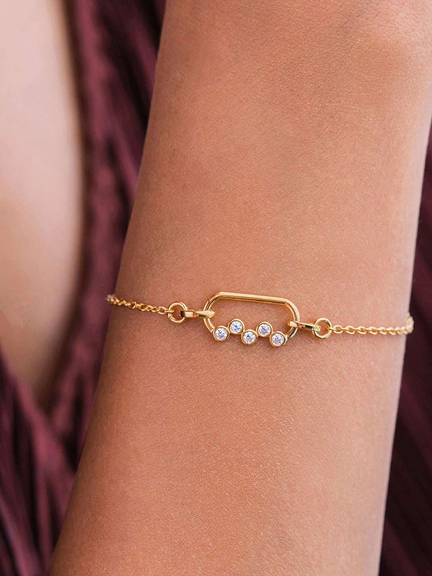 Shaya 92.5 Sterling Silver Midnight Memories Bracelet for Women