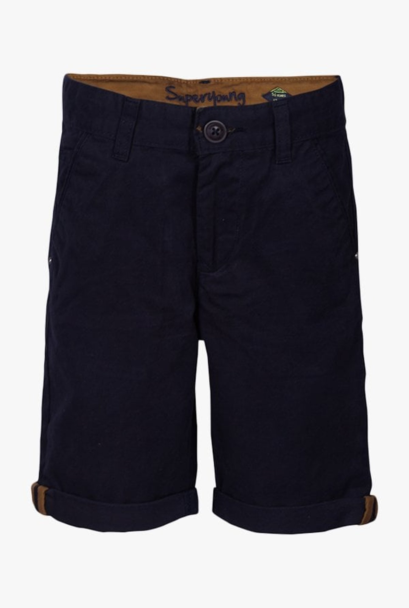Superyoung Boys Navy Solid Shorts