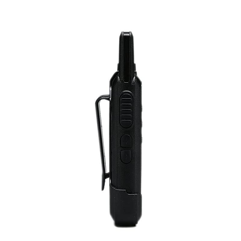 Mini Walkie Talkies with Earpiece Rechargeable 3 Watt for Camping Hiking Playing Outdoor Game by  (Black 2 Packs)