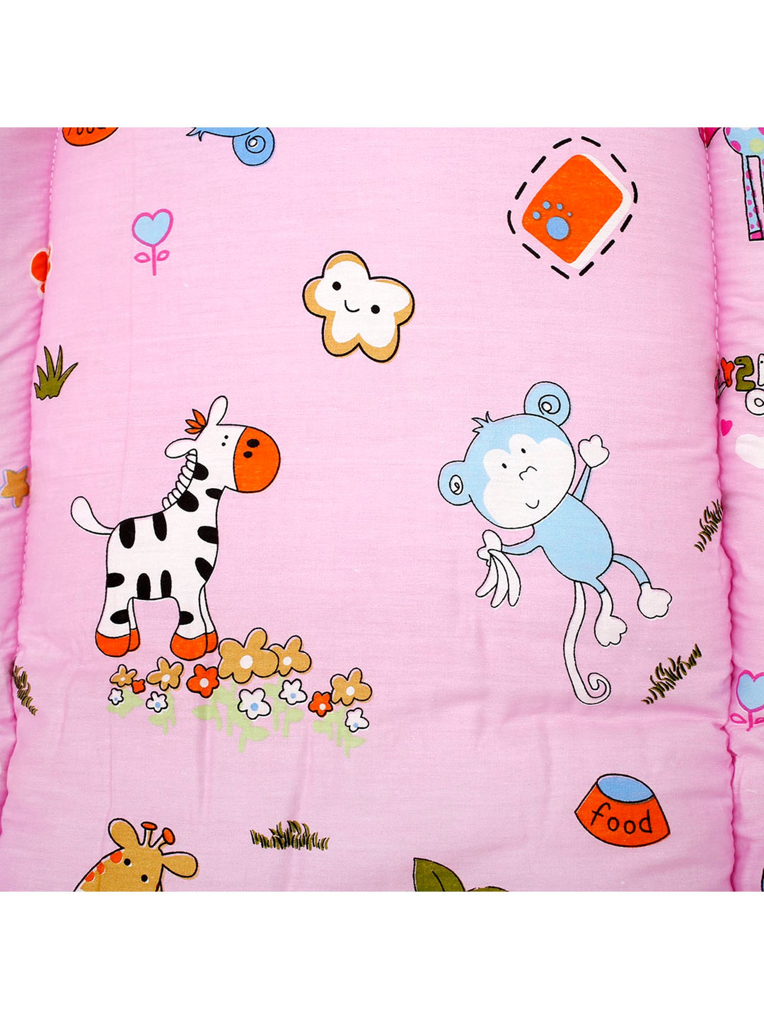 Baby Moo Tent Mattress Set with Neck Pillow Savanna Ooh Na Na Pink