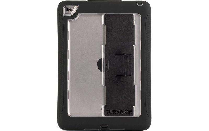Griffin Survivor Slim for iPad Air 2 - For Apple iPad Air 2 Tablet - Black, Clear