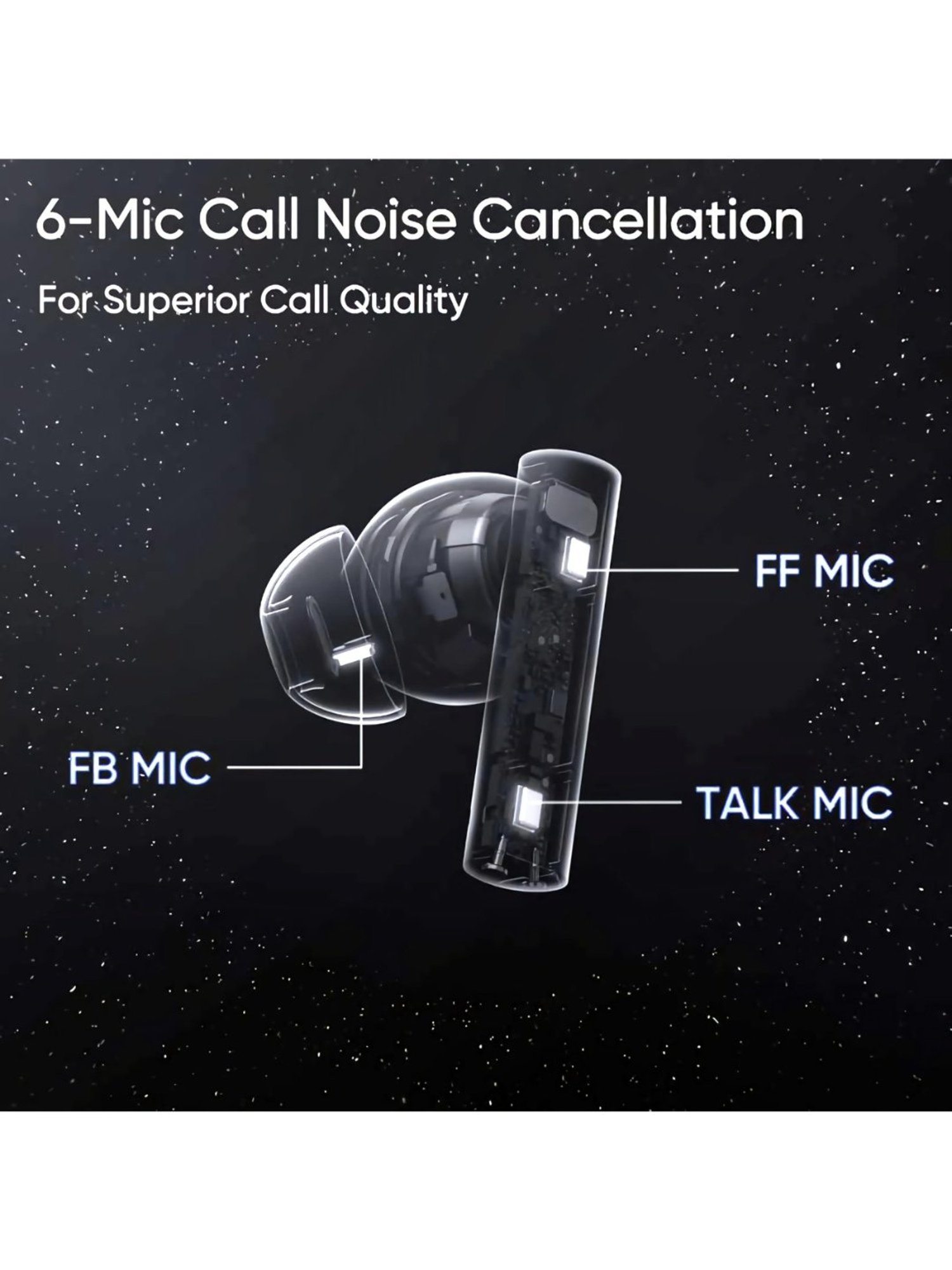 Realme Buds Air 5 in-Ear BT Earbuds with 50dB ANC & Upto 38Hrs Battery (Deep Sea Blue, TWS)