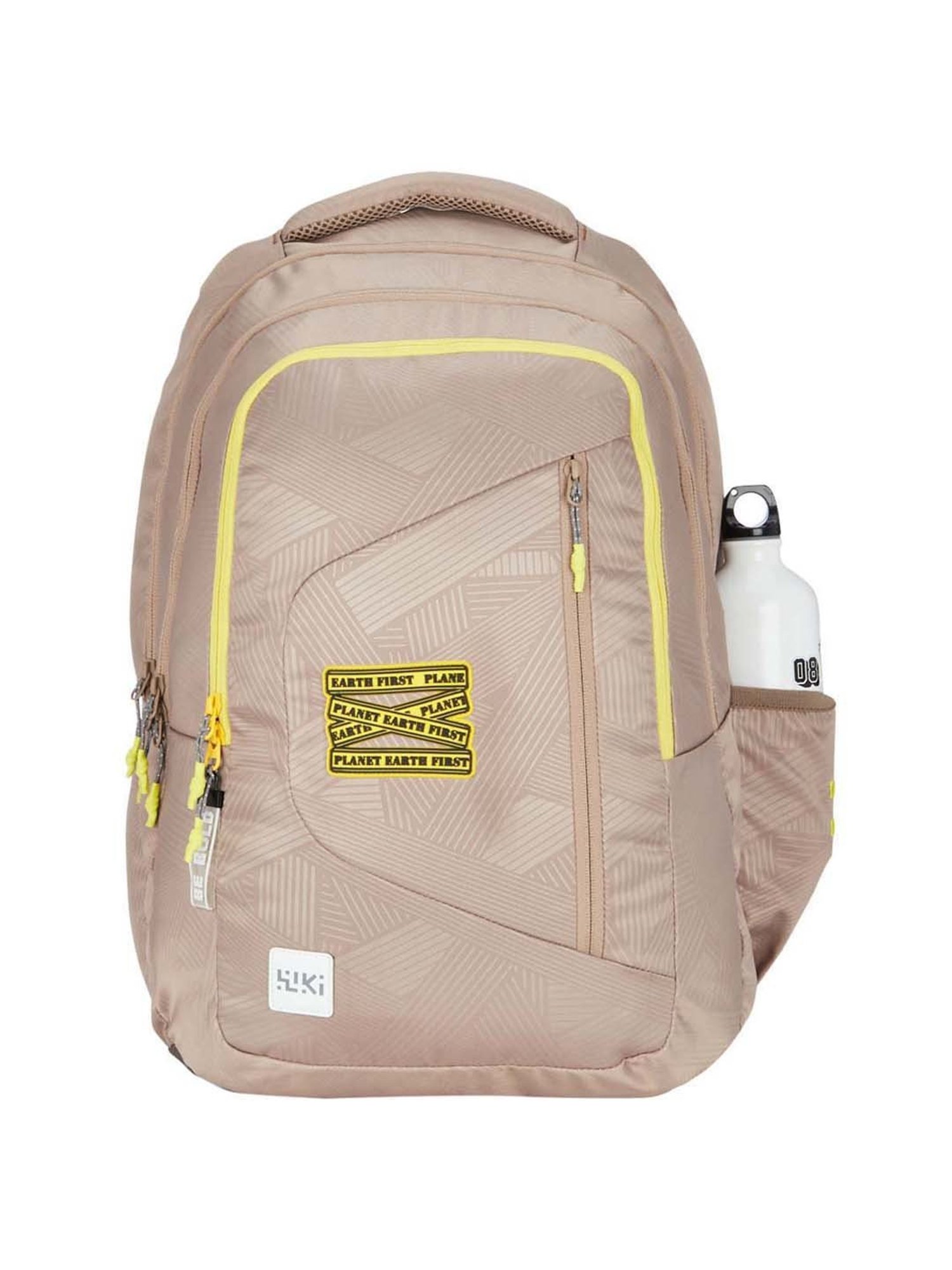Wiki 47.5 Ltrs Beige Medium Laptop Backpack