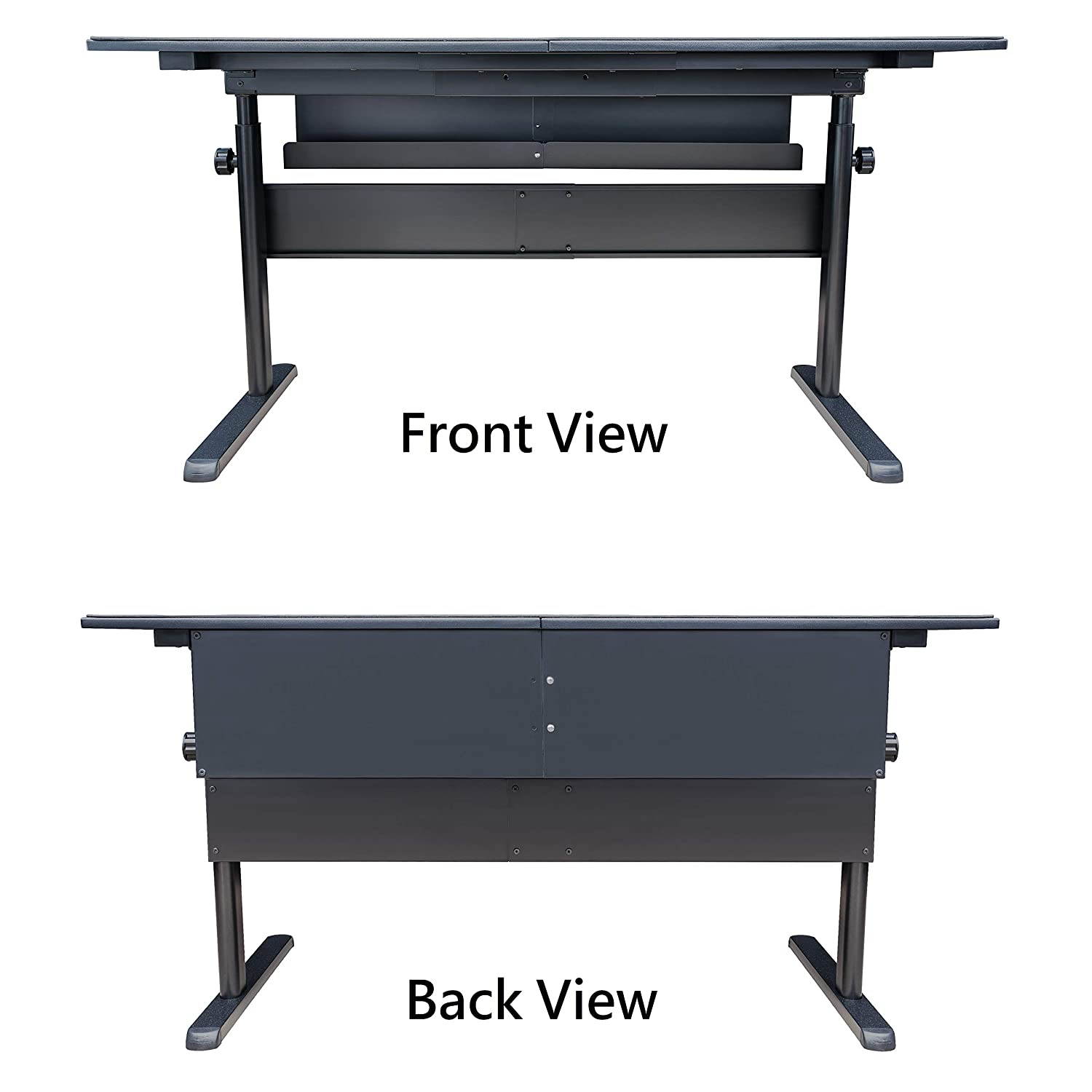 Thermaltake Tt Gaming Level 20 Gt Battlestation Computer Gaming Desk, Adjustable Heights, Scratch Resistant Surface, Full-Sized Desk Mat, GD-LBS-BRHANX-01