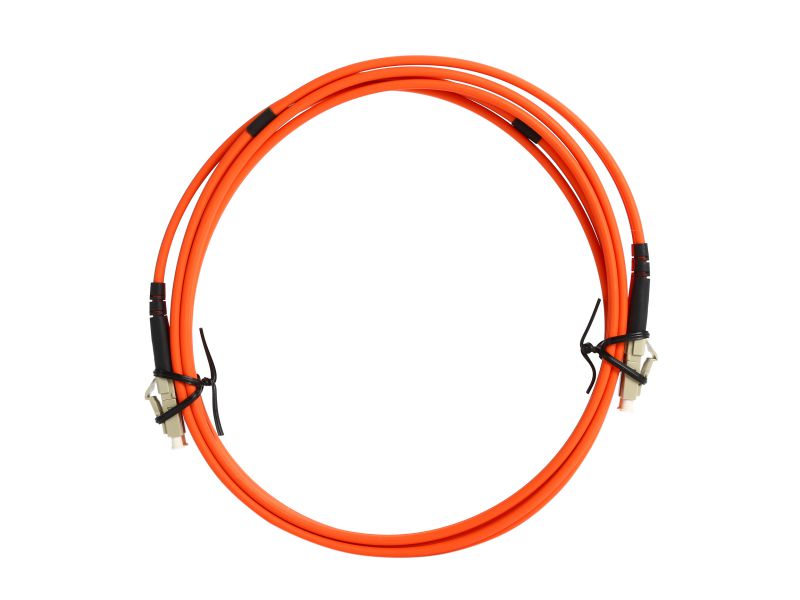 Fiber Optic Cable LC-LC 9/125 Duplex Single-Mode Fiber Cable Yellow 5 meters