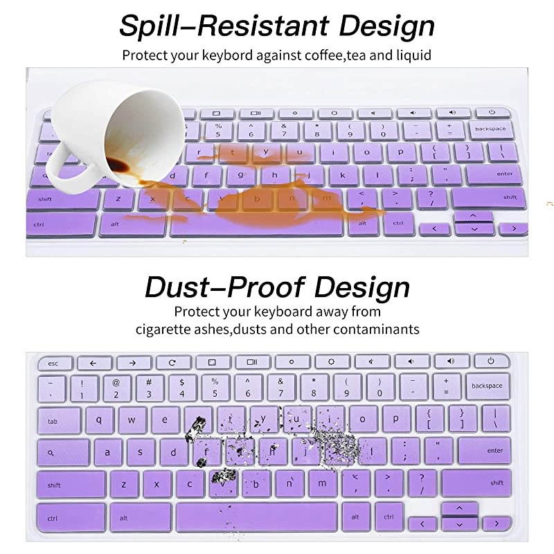 Cover Compatible with Lenovo Chromebook C330 116 Lenovo Flex 11 ChromebookLenovo Chromebook N20 N21 N22 N23 100e 300e 500e 116 Chromebook N42 N4220 14 inch Chromebook Ombre Purple