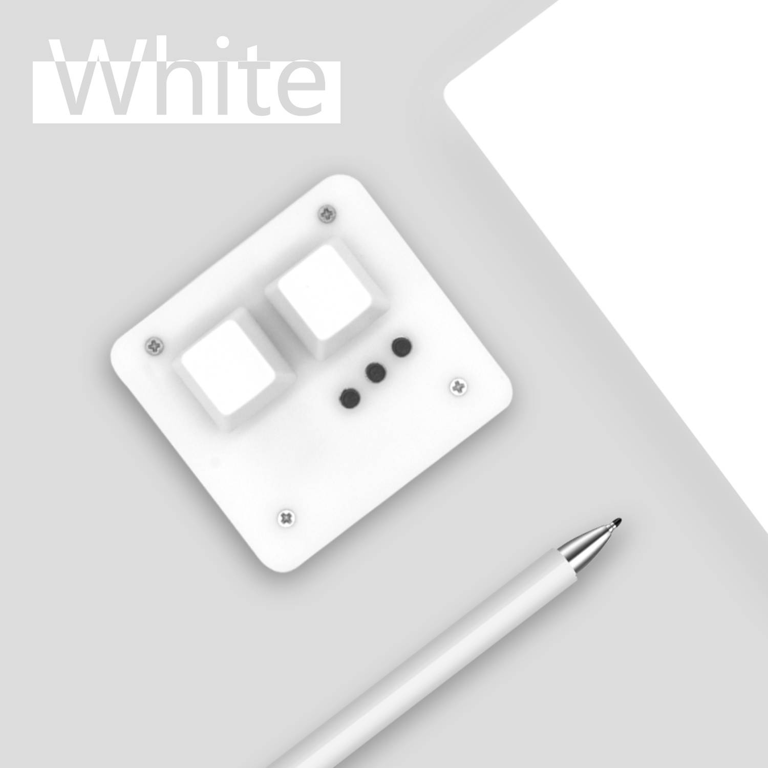 CUUWE SimPad Mini Keyboard Touch Wheel Axle Tester Gaming Keypad Osu support Cheery Mx Red Switch Gaming Mechanical Keyboard game player