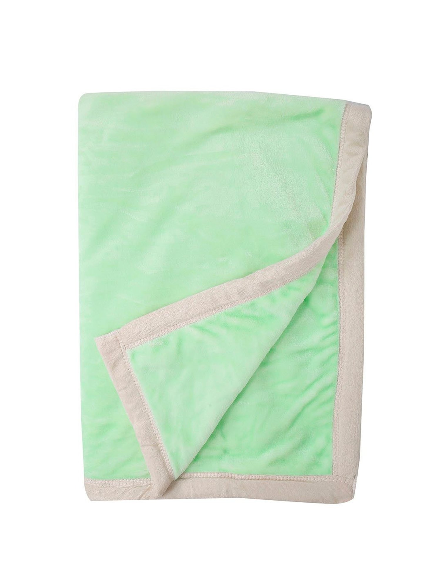 Baby Moo Little Birdy Fashion Tips Mint Green Two-Ply Blanket