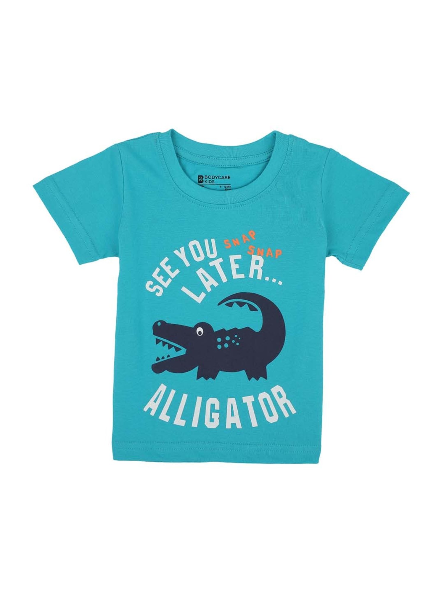 Bodycare Kids Blue & Red Cotton Printed T-Shirt (Pack of 2)