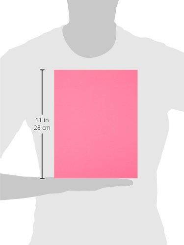 Exact 26741 Domtar Exact Color Copy Paper, 8-1/2" x 11" Size, 20 lb, 0.85" Height, 8.5" Width, 11" Length, Bright Pink (Pack of 500)